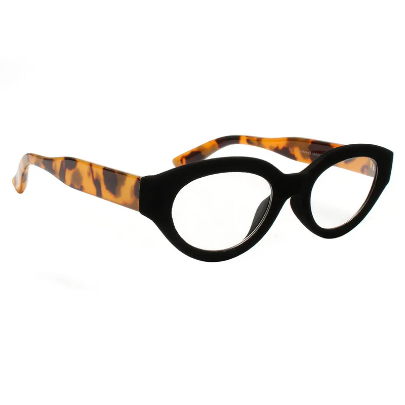 Blue Light Reading Glasses in Black Velvet - Home Works