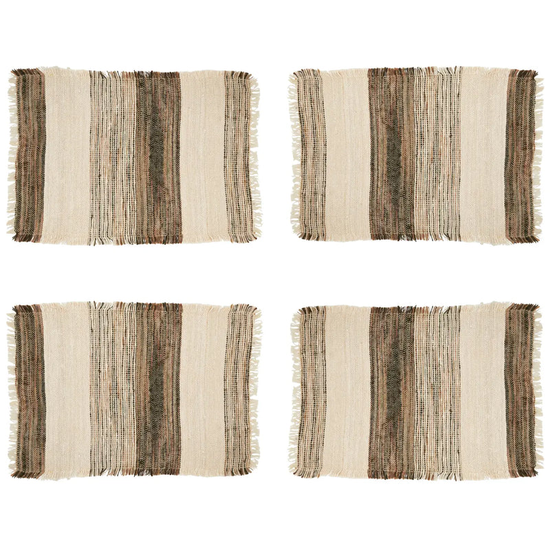 Striped Placemat Set of 4 - Home Works