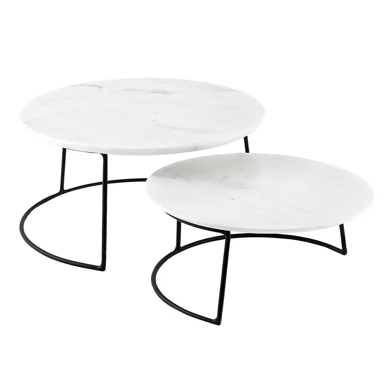 White Marble Nesting Trays - Home Works