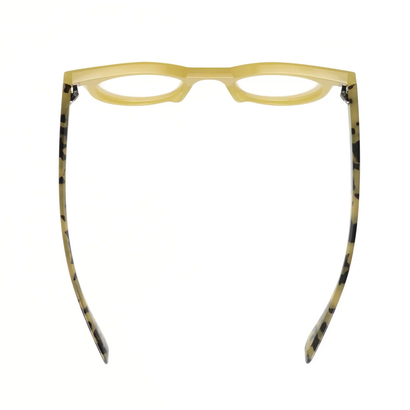 Blue Light Reading Glasses in Yellow Tortoise - Home Works