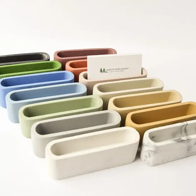 Concrete Business Card Holder - Home Works