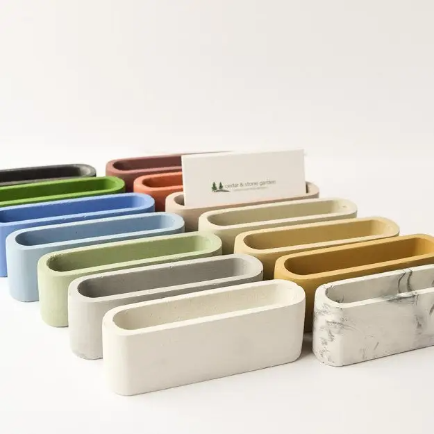 Concrete Business Card Holder - Home Works