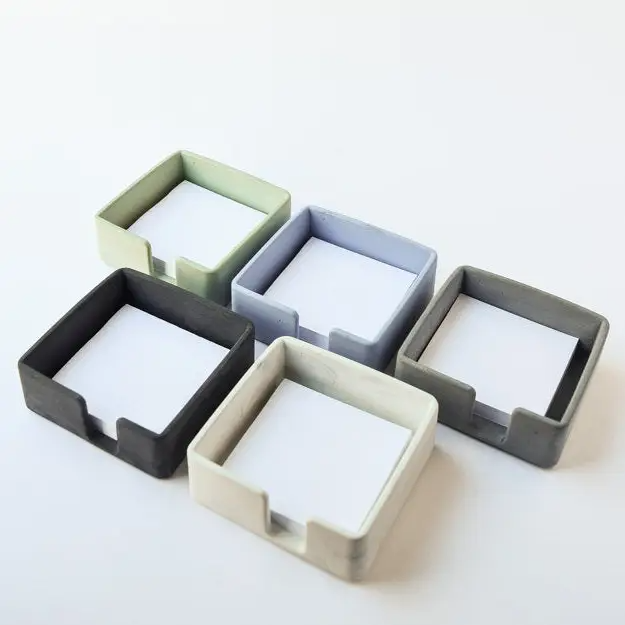 Concrete Sticky Note Holder - Small - Home Works