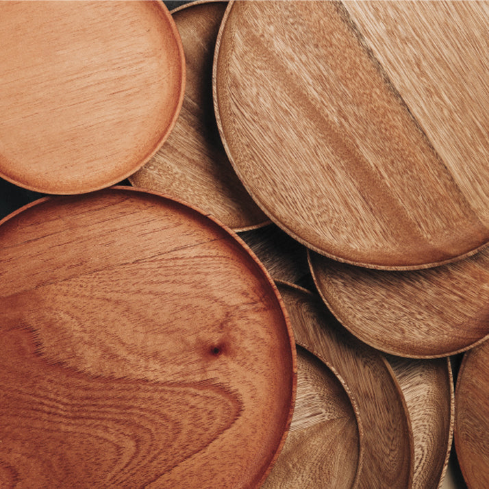 Rosa Morada Wooden Small Plate - Home Works