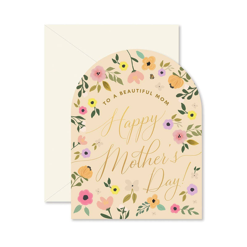 Arch Floral Mothers Day Card - Home Works
