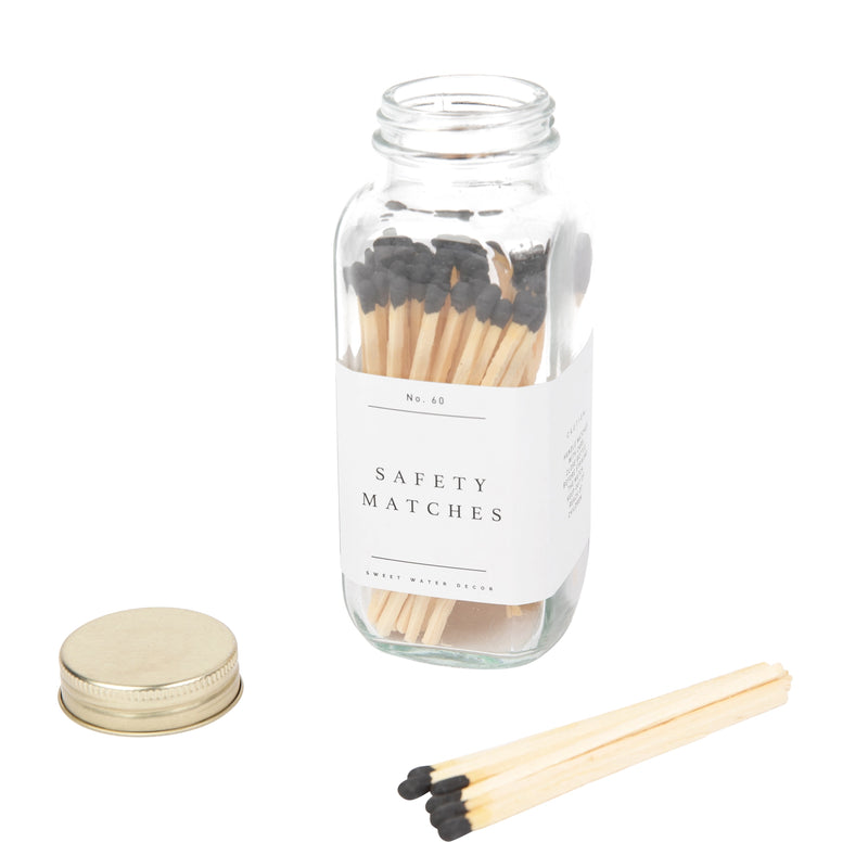 Safety Matches 60 CT Black Tip - Home Works