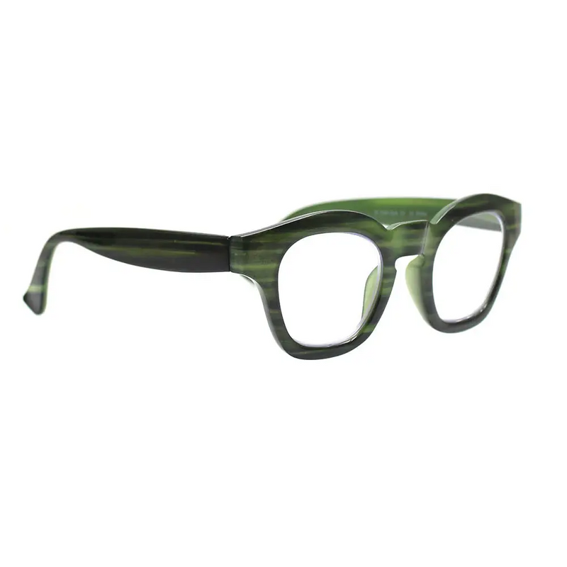 Blue Light Reading Glasses in Green & Black - Home Works