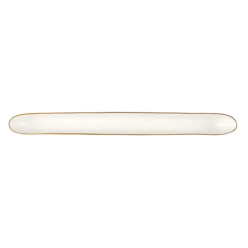 Ceramic Olive Boat Gold - Home Works