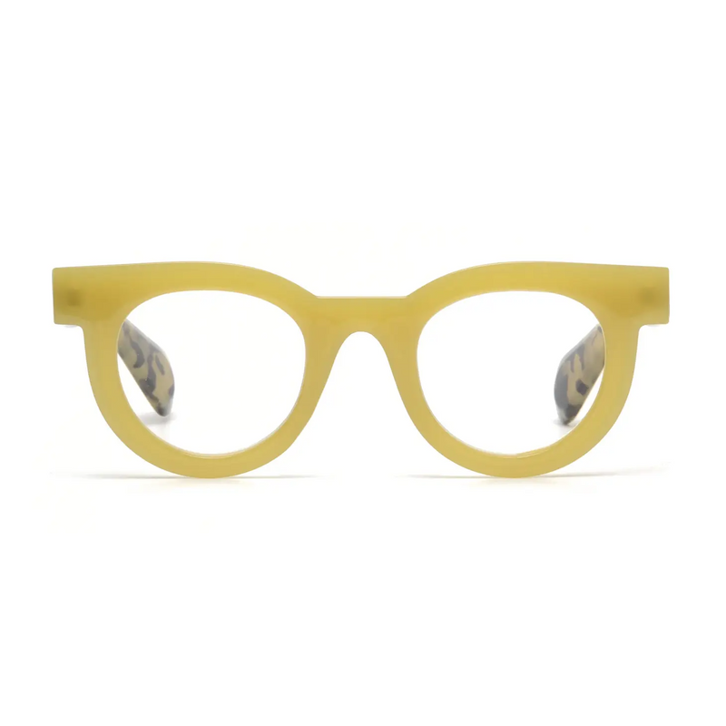 Blue Light Reading Glasses in Yellow Tortoise - Home Works