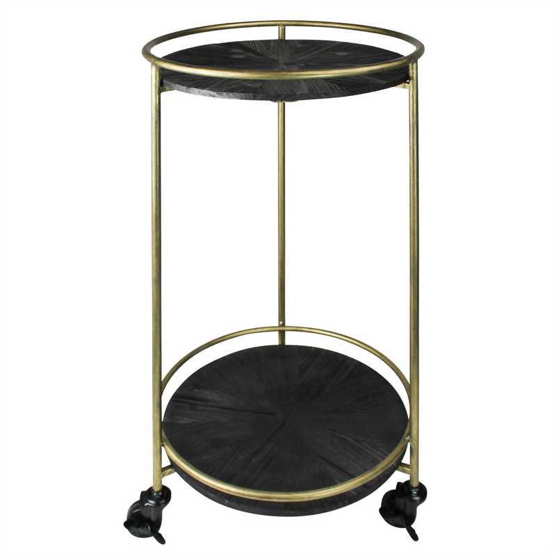 Andy Two-Tier Round Cart - Home Works