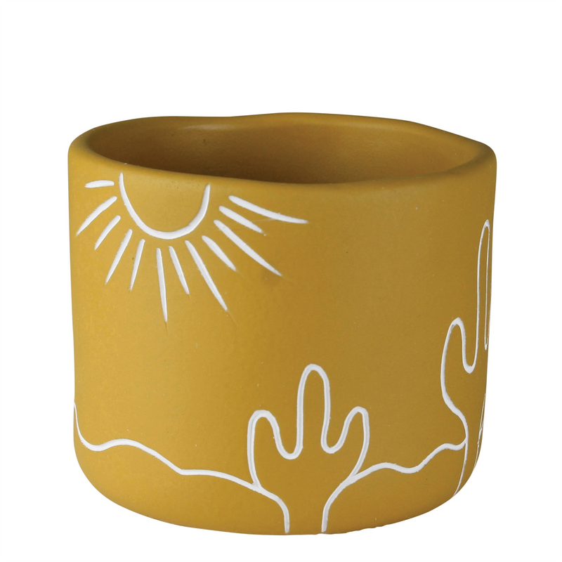Cement Desert Vista Cachepot - Home Works