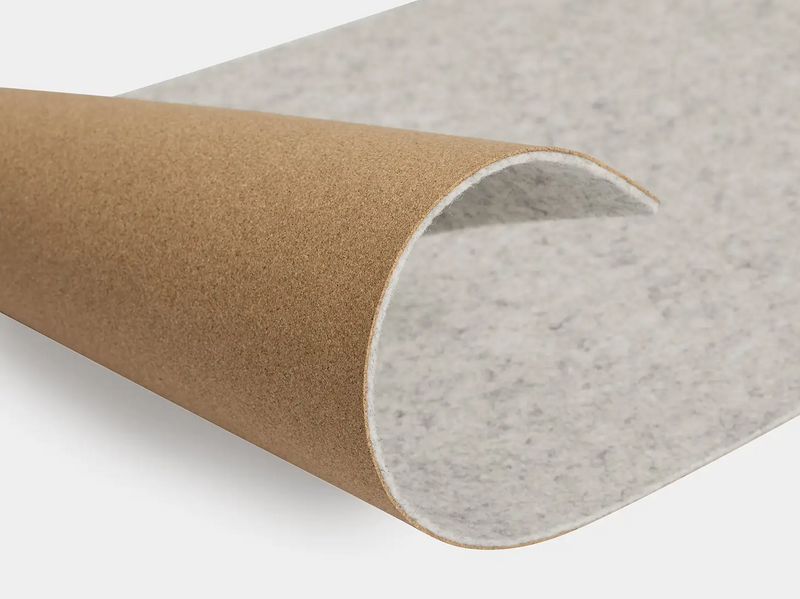 Merino Wool Felt & Cork Desk Mat - Home Works