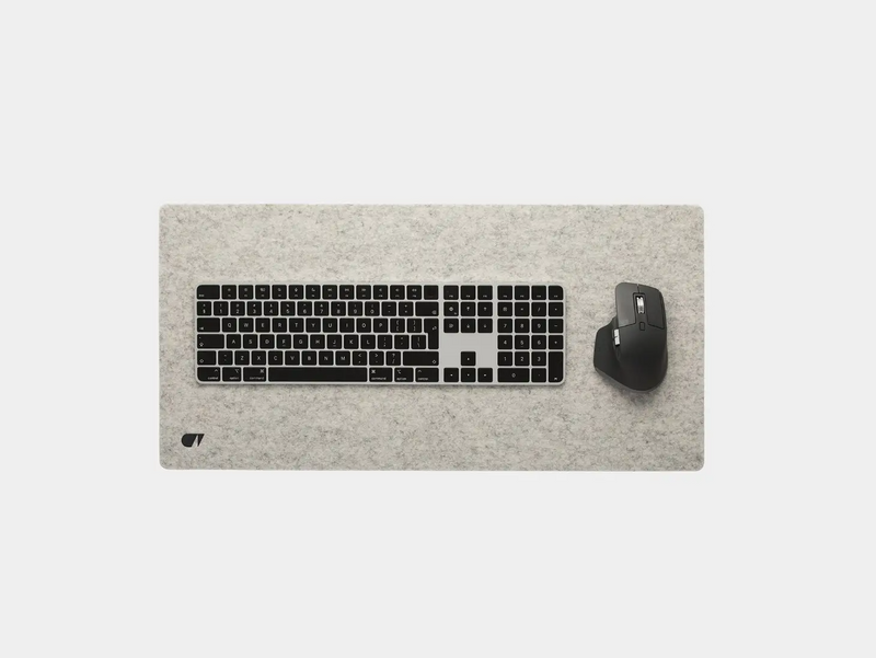 Merino Wool Felt & Cork Desk Mat - Home Works