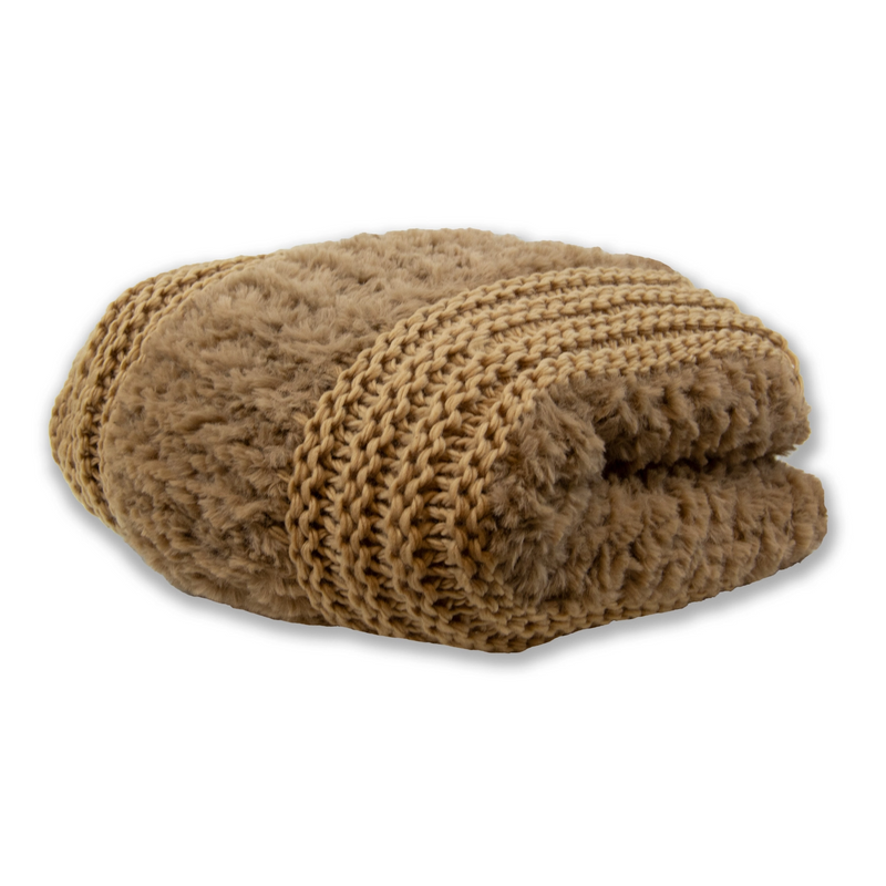 Plush Knit Throw Blanket - Home Works