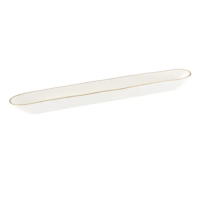 Ceramic Olive Boat Gold - Home Works