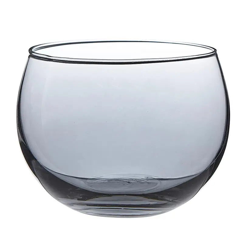 Ombre Roly Poly Smoke Glass Cups, Set of 4 - Home Works