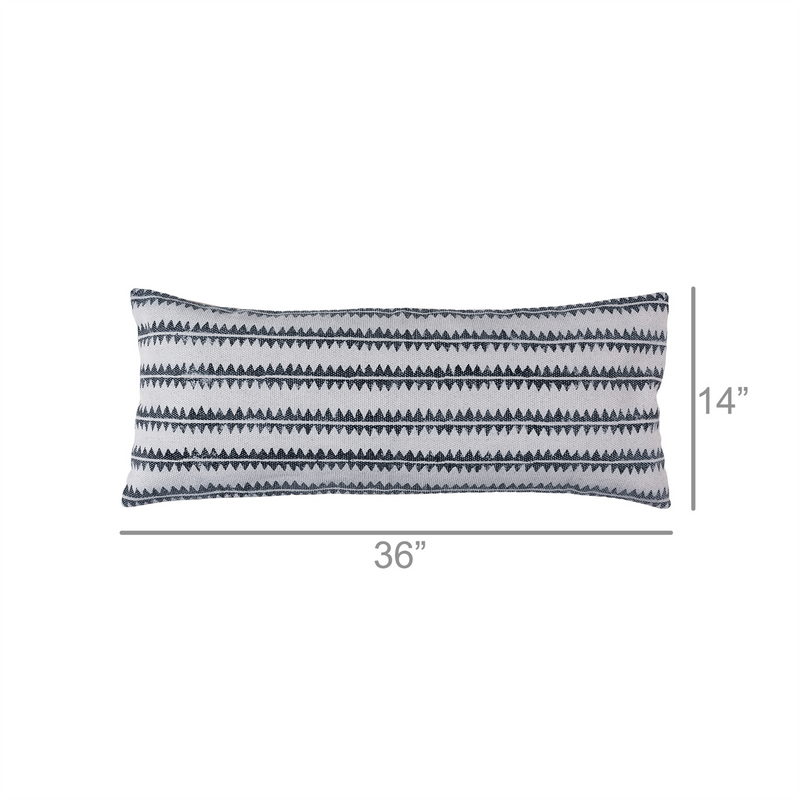 Block Print Lumbar Pillow - Home Works