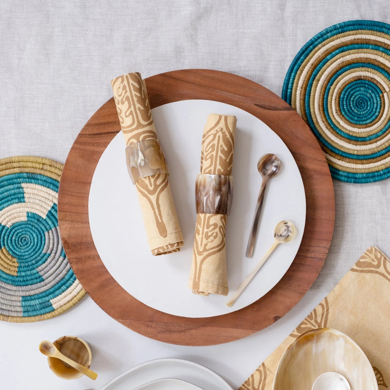 Horn Condiment Spoon Set 4 - Home Works