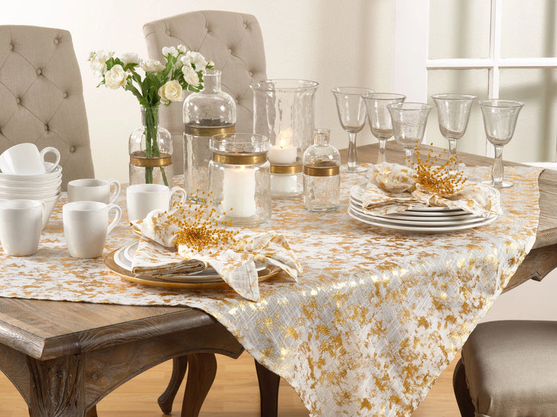 Foil Print Design Napkin - Home Works