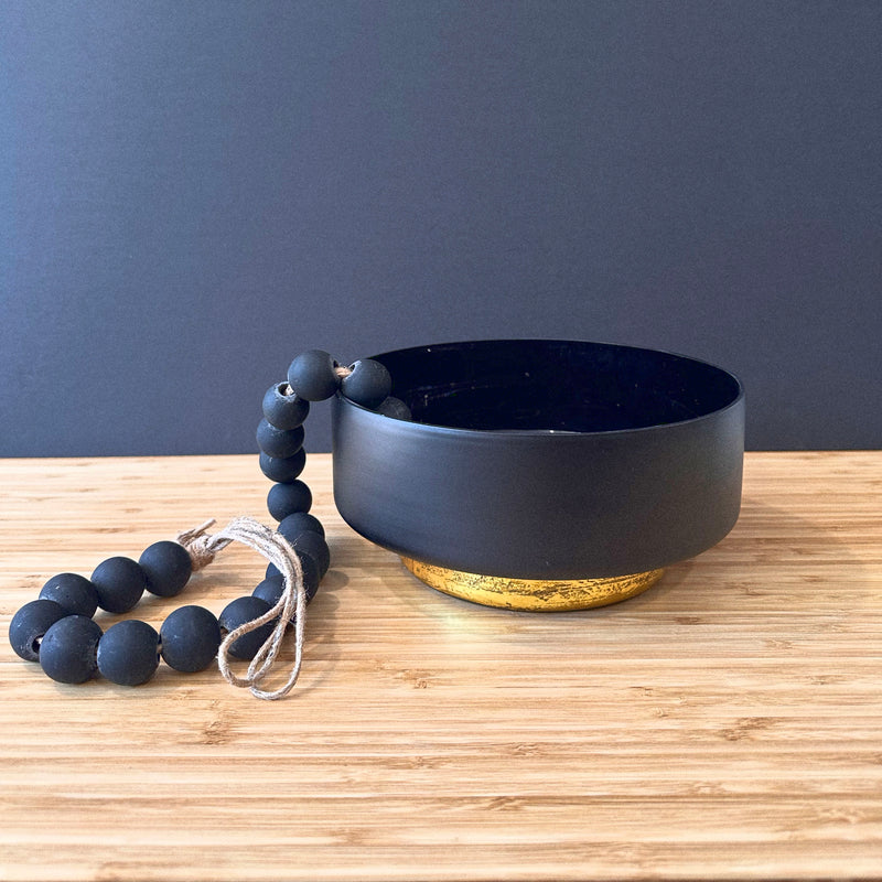 Glass Footed Decor Bowl - Home Works