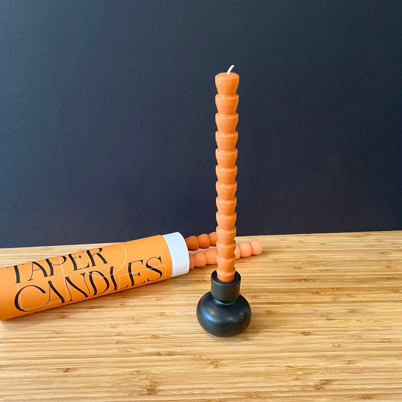 Gold & Yellow Taper Candles Set of 4 - Home Works