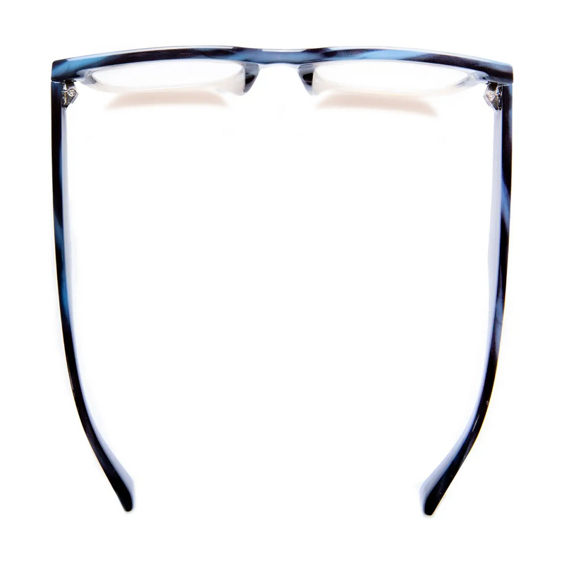 Blue Light Reading Glasses in Midnight Blue & Ivory - Home Works