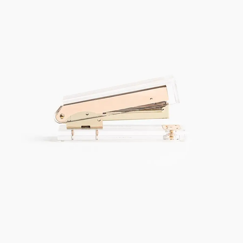 Gold Acrylic Stapler - Home Works