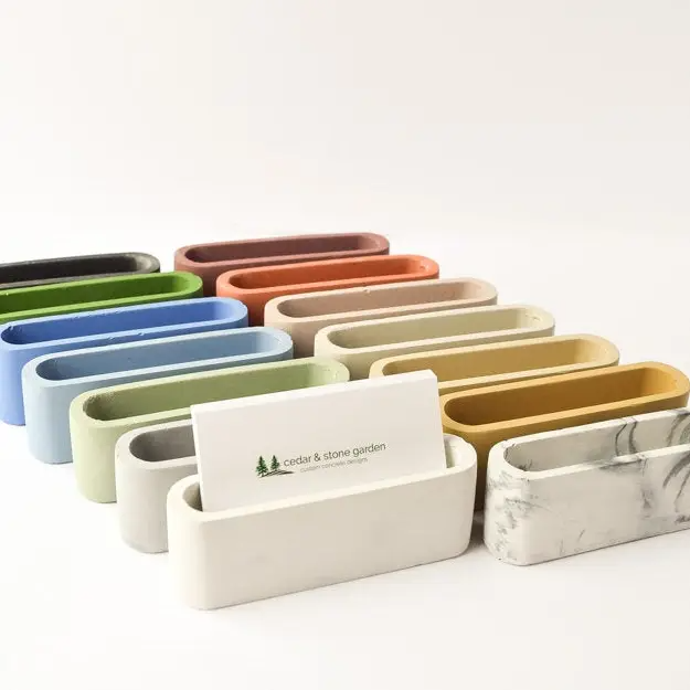 Concrete Business Card Holder - Home Works