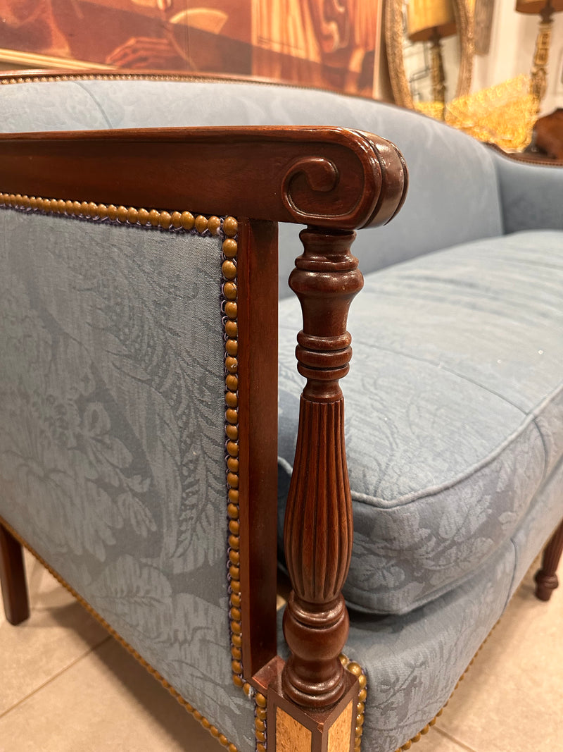 James River Plantation Sheraton Mahogany Settee by Hickory Chair Co. - Home Works