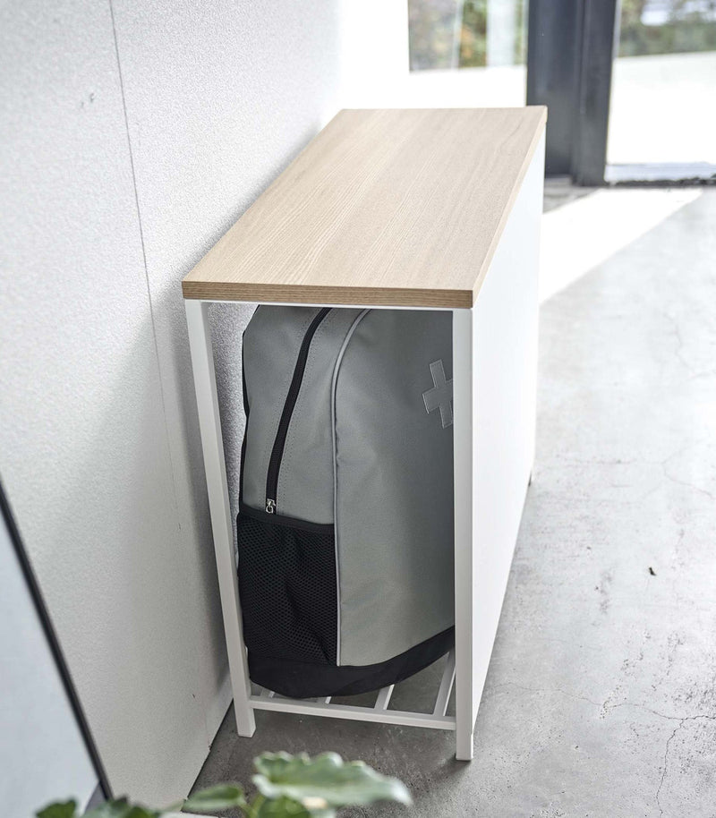 Entryway Storage Organizer (18" H) - Steel + Wood - Home Works