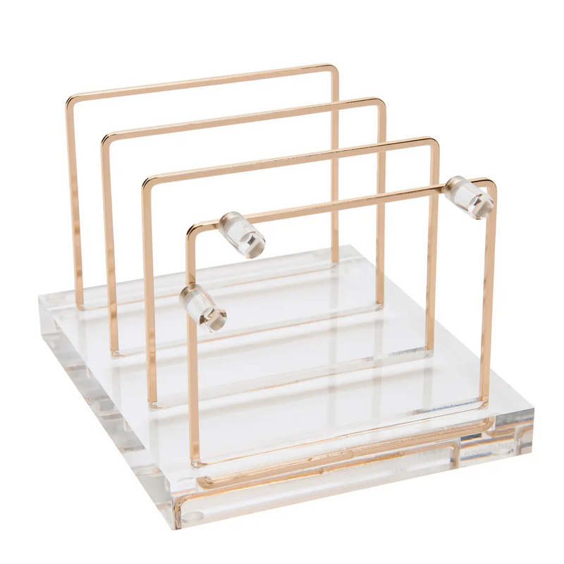Acrylic + Brass 6.75x5.75 Collator - Home Works