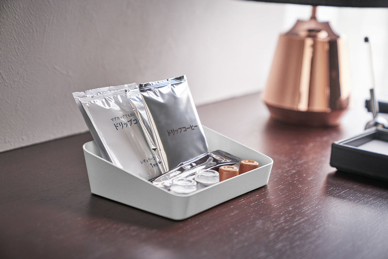 Vanity Tray - Angled - Two Sizes - Steel - Home Works