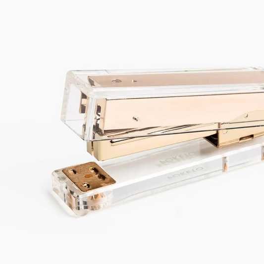 Gold Acrylic Stapler - Home Works