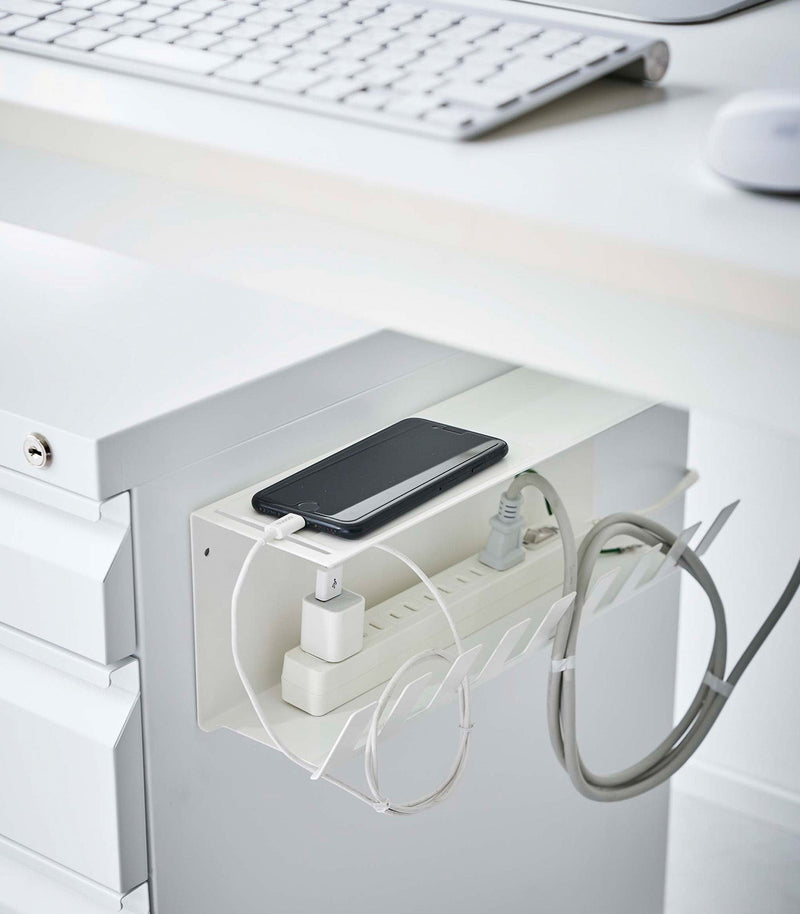 Under-Desk Cable Organizer - Steel - Home Works