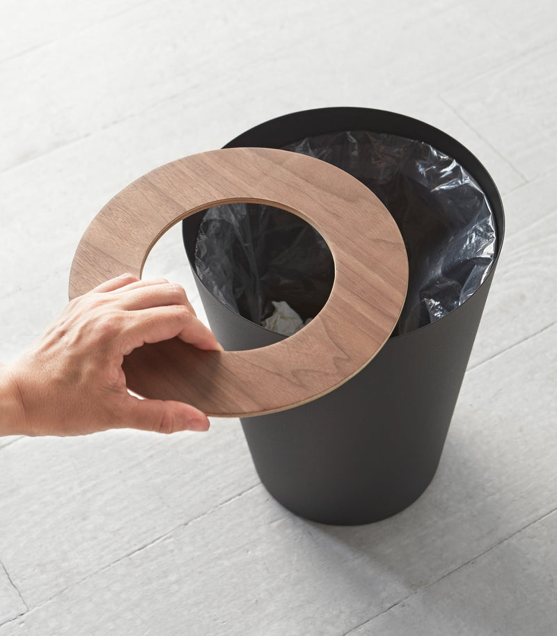 Trash Can - Two Styles - Steel + Wood - Home Works