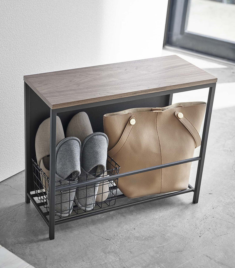 Entryway Storage Organizer (18" H) - Steel + Wood - Home Works