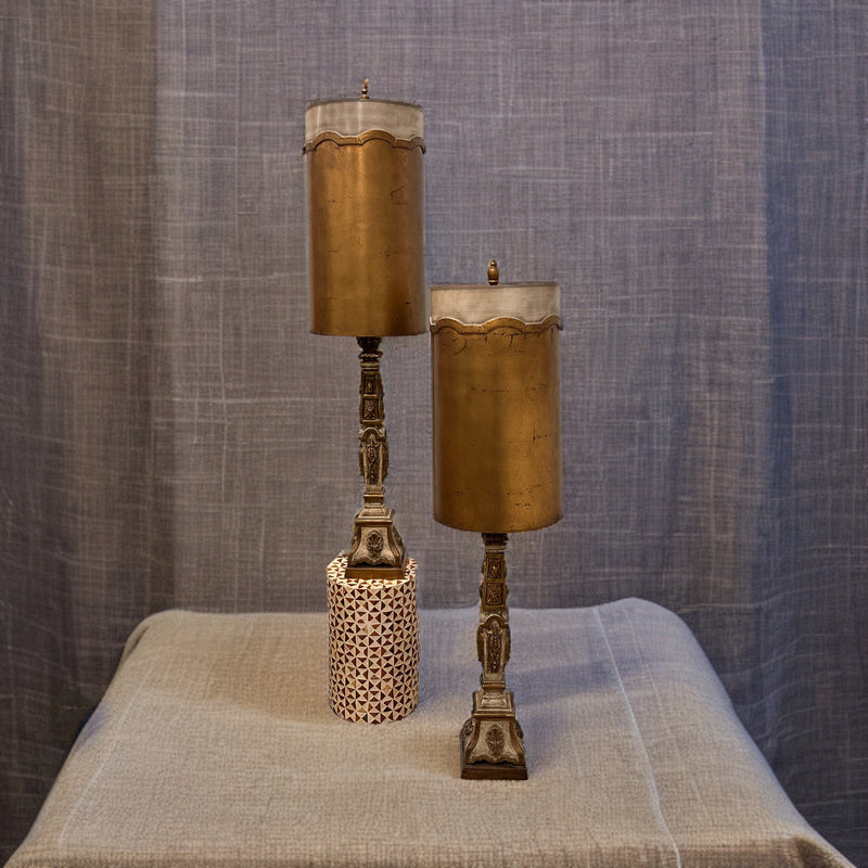 Mid Century French Provincial Table/Floor Lamps Set of 2 - Home Works