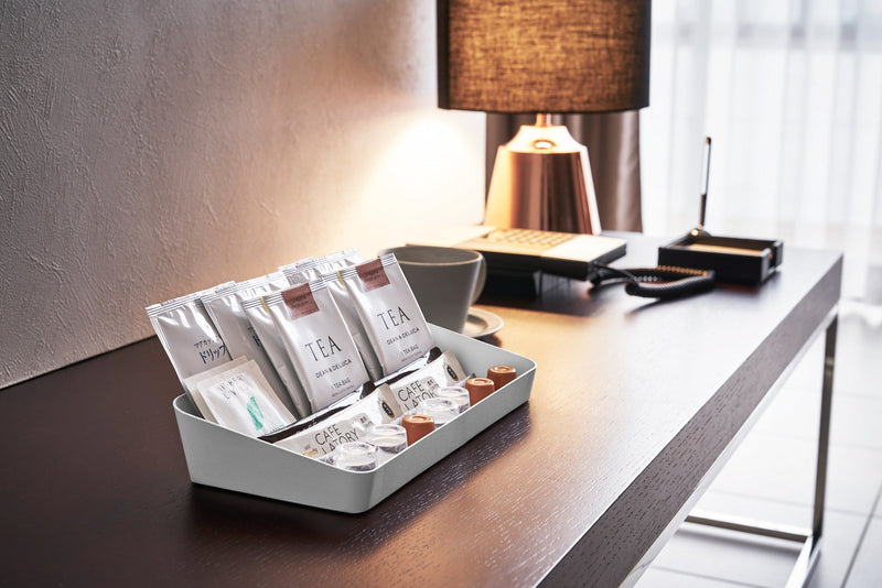 Vanity Tray - Angled - Two Sizes - Steel - Home Works