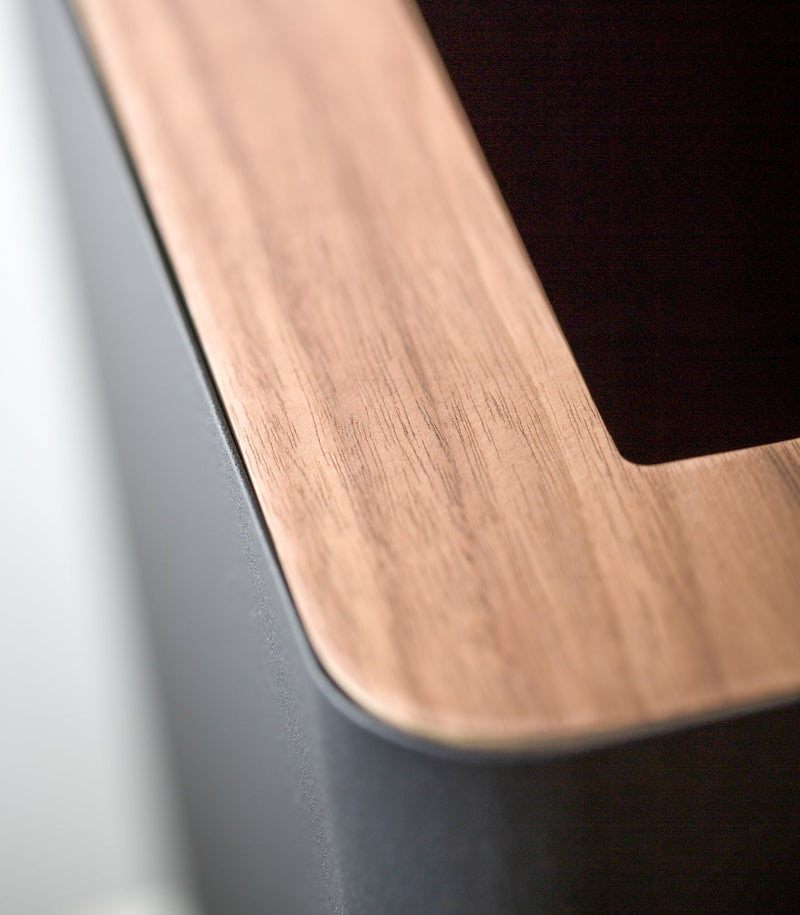 Trash Can - Two Styles - Steel + Wood - Home Works