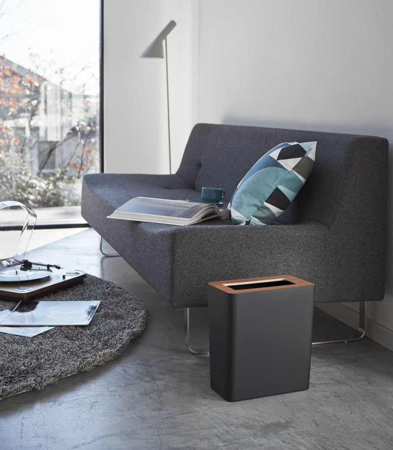 Trash Can - Two Styles - Steel + Wood - Home Works