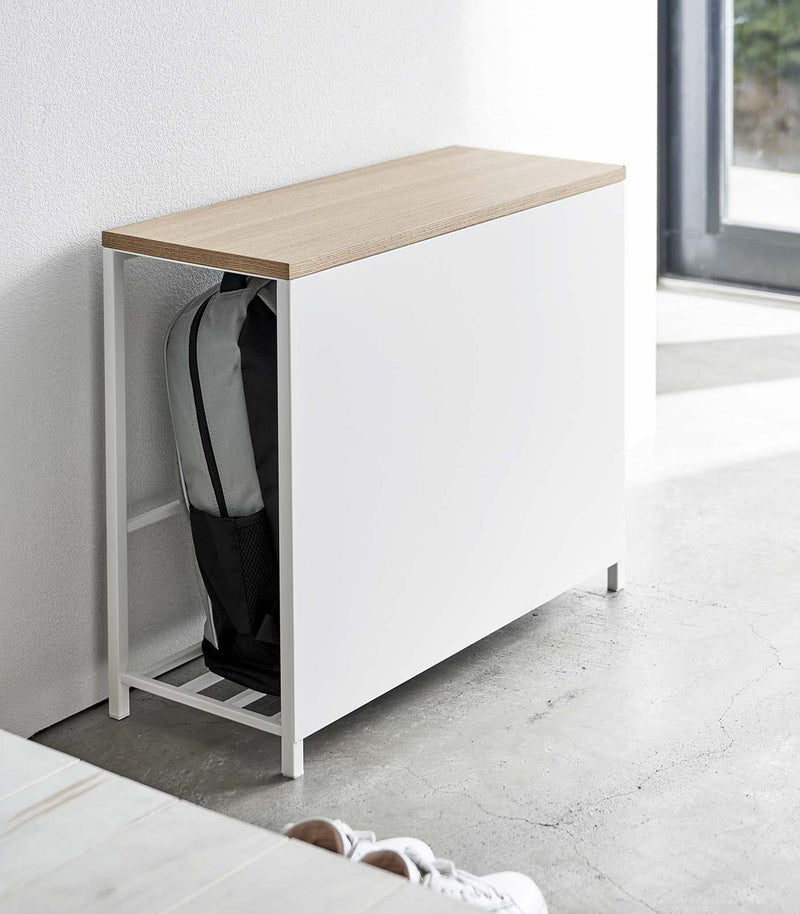 Entryway Storage Organizer (18" H) - Steel + Wood - Home Works