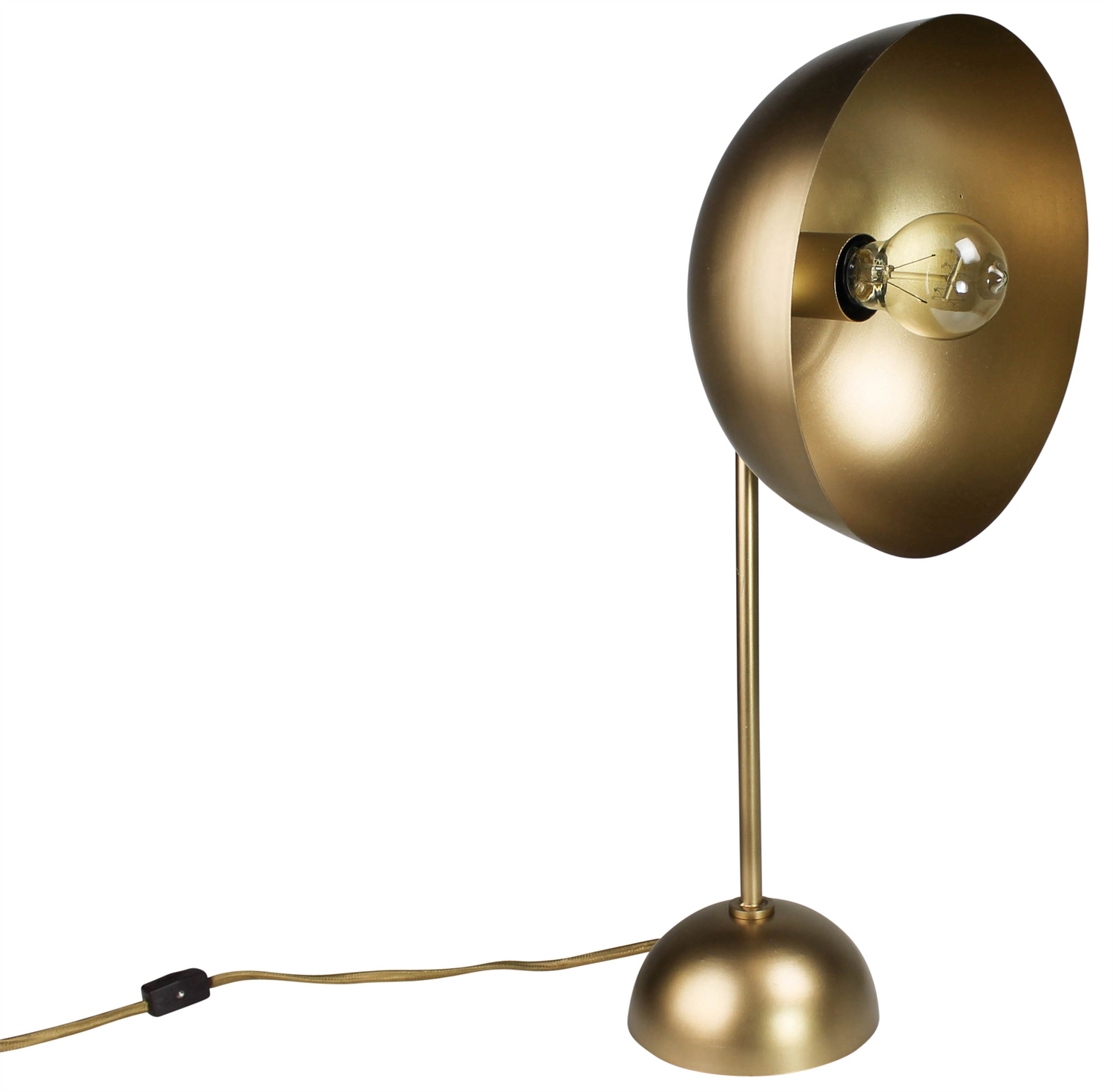 Rhea Table Lamp in Brass - Home Works