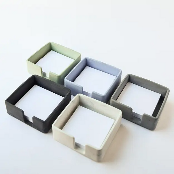 Concrete Sticky Note Holder - Small - Home Works