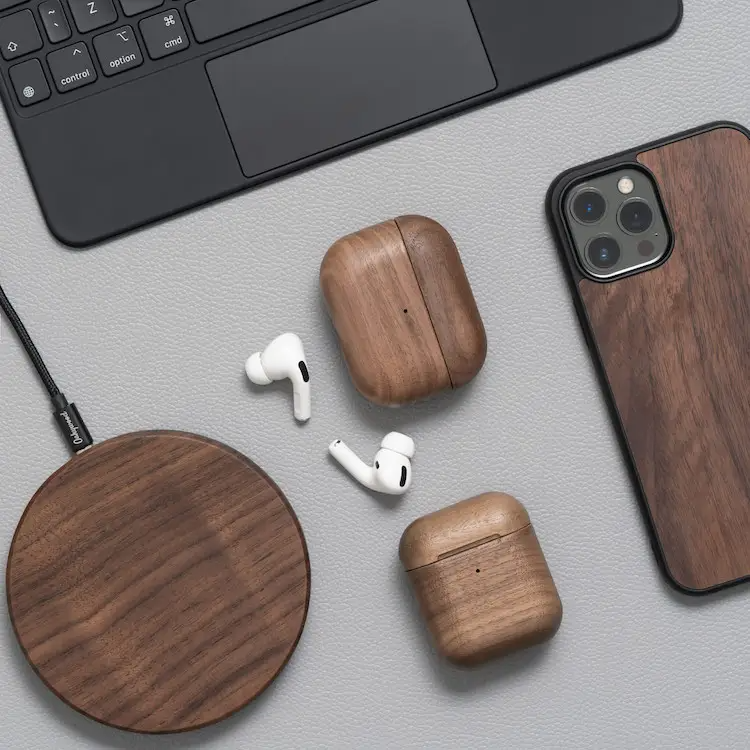 Wooden AirPods Case - Home Works