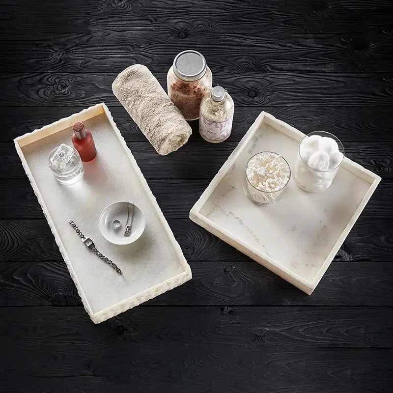 Etched Marble Votive Tray - Home Works
