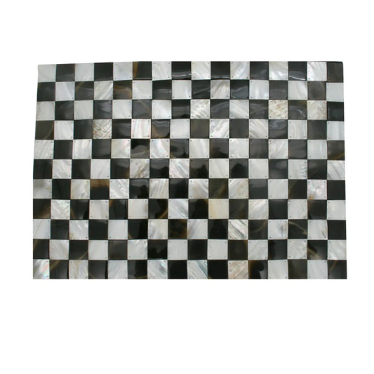 Black Horn & Mother of Pearl Placemats, Set of 4 - Home Works