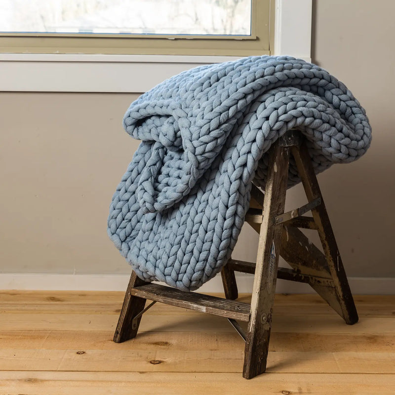 Chunky Knit Throw - Home Works