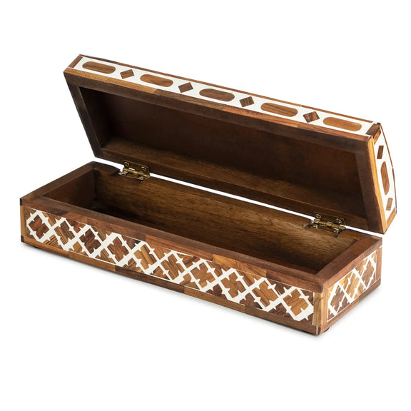 Jodhpur Wood Inlay Decorative Box - Home Works