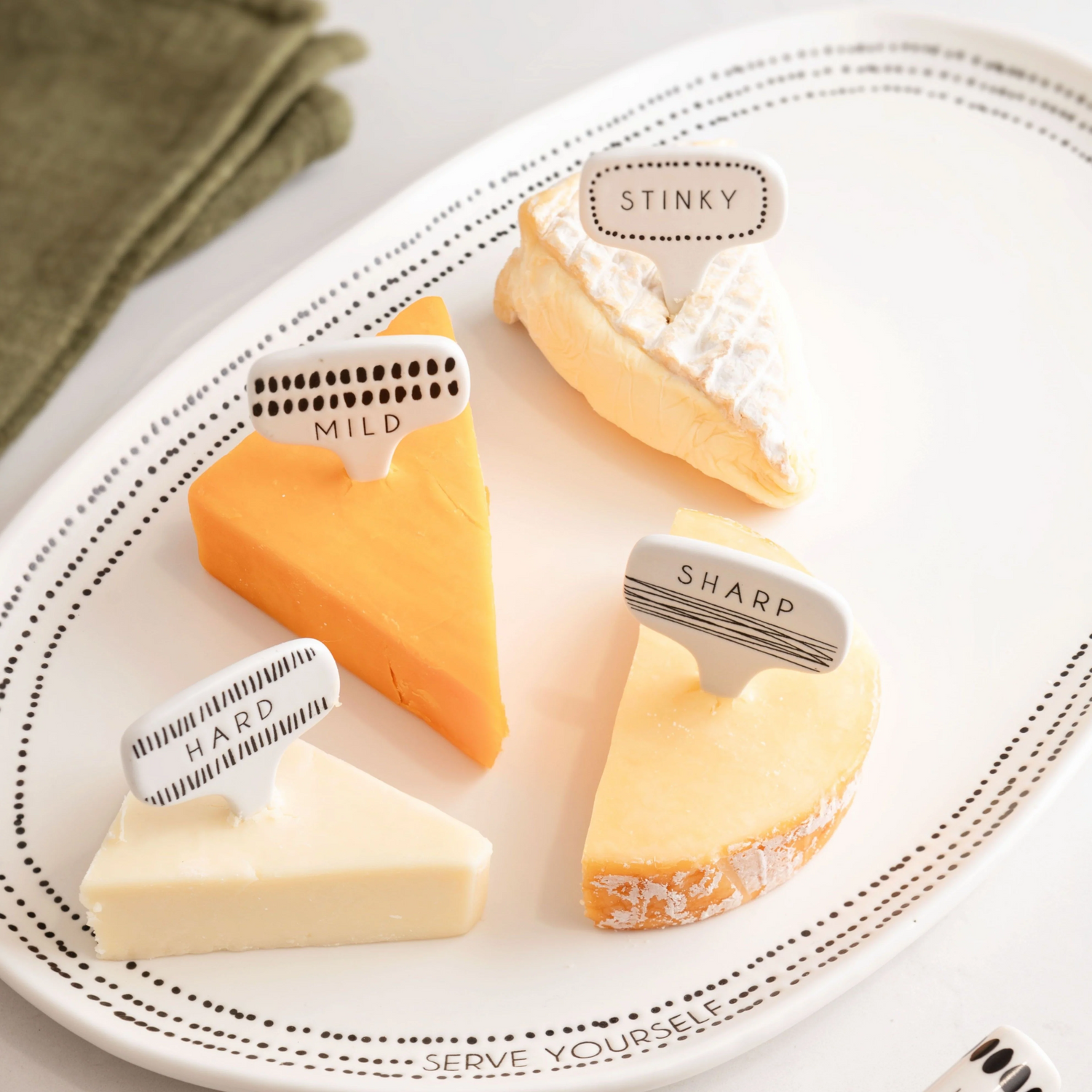 Cheese Markers Set of 4 - Home Works