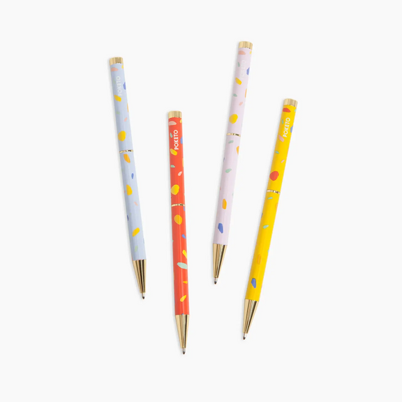 Pattern Twist Pens Set of 4 - Home Works